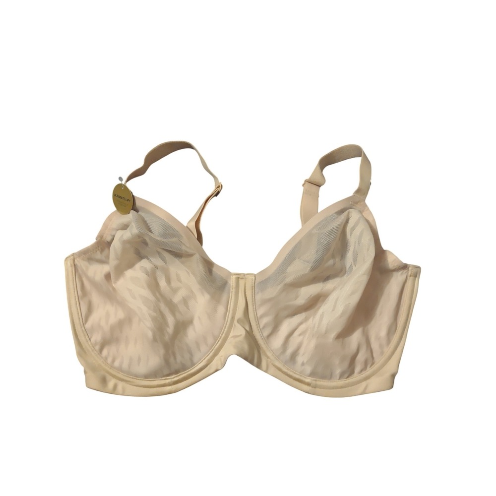 Wacoal Ultimate Lift Unlined Underwire Bra 36DDD Sand 855336 New